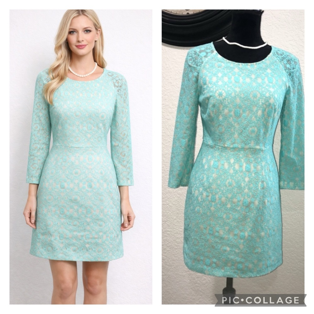 Beautiful mint green lace dress